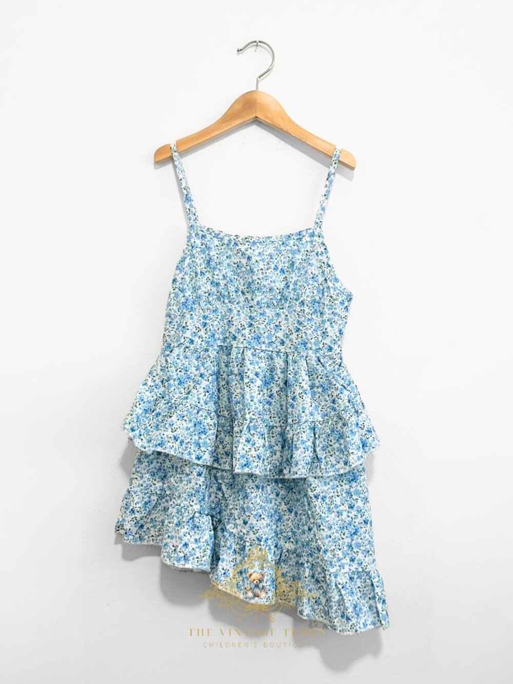 NWT Pretty Girls Floral Dress & Denim Jean Jacket 2-Piece Set Sundress Blue 5T - Picture 3 of 5